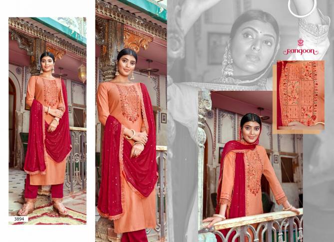 Rangoon Hi Five New Exclusive Wear Designer Kurti Pant With Dupatta Collection